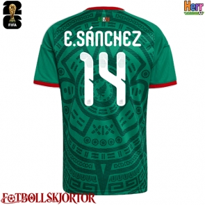 Mexiko Erick Sanchez #14 Hemmatröja VM 2026 Kortärmad